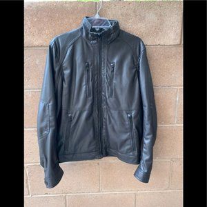 Michael Kors Faux Leather Bomber Moto Jacket S